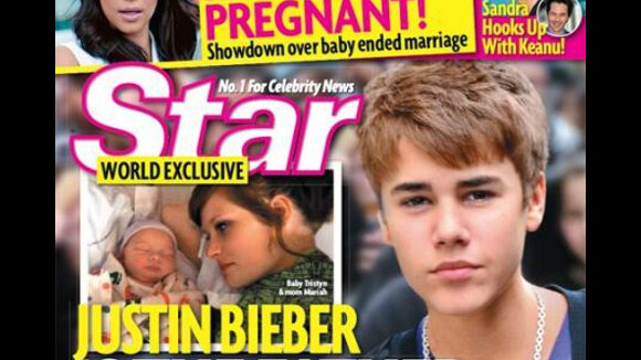 Justin Bieber papa : son ''fils'' fait déjà la Une de Star (PHOTO)