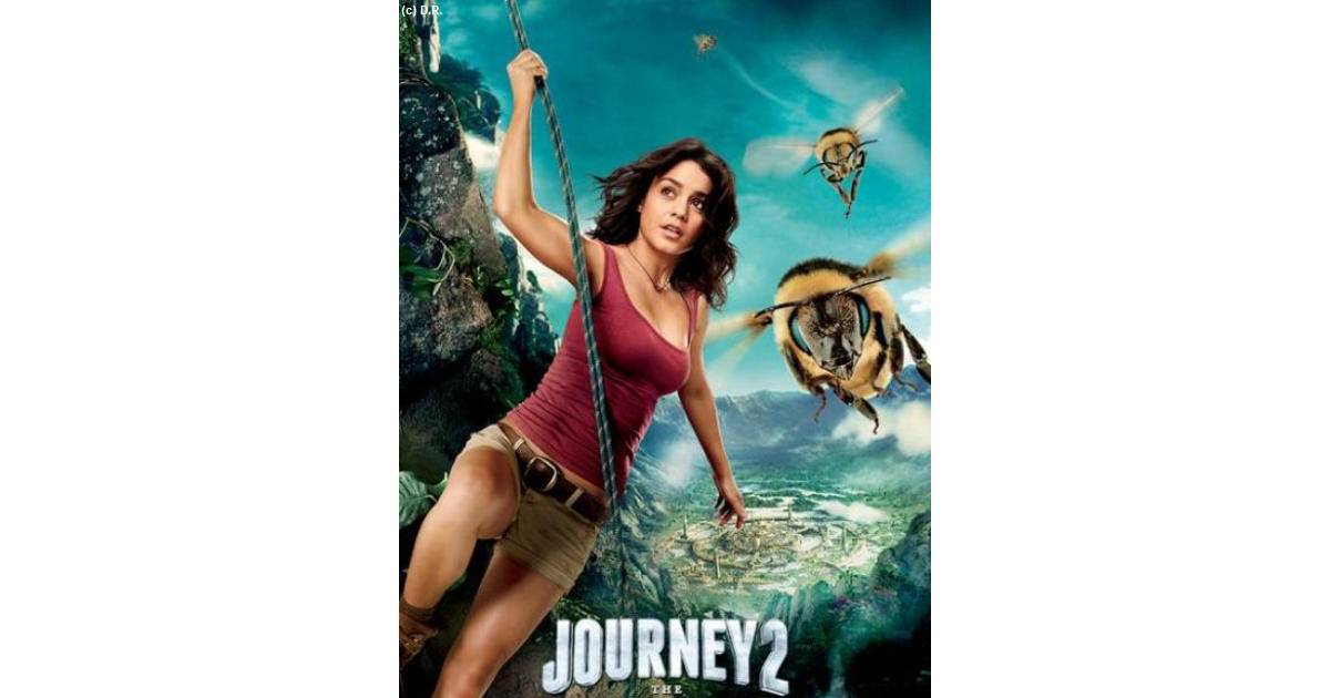 Actrice Voyage Au Centre De La Terre 2 Vanessa Hudgens : aventurière sur les affiches de Voyage au centre de