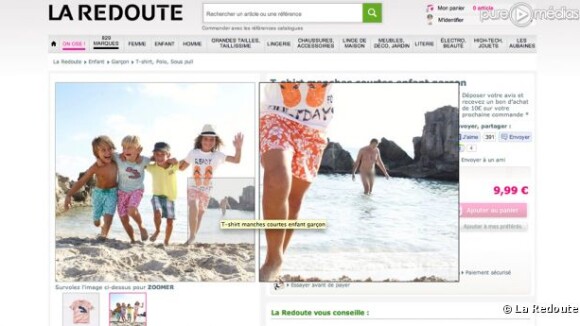 La Redoute et son homme nu : un fail qui inspire les internautes
