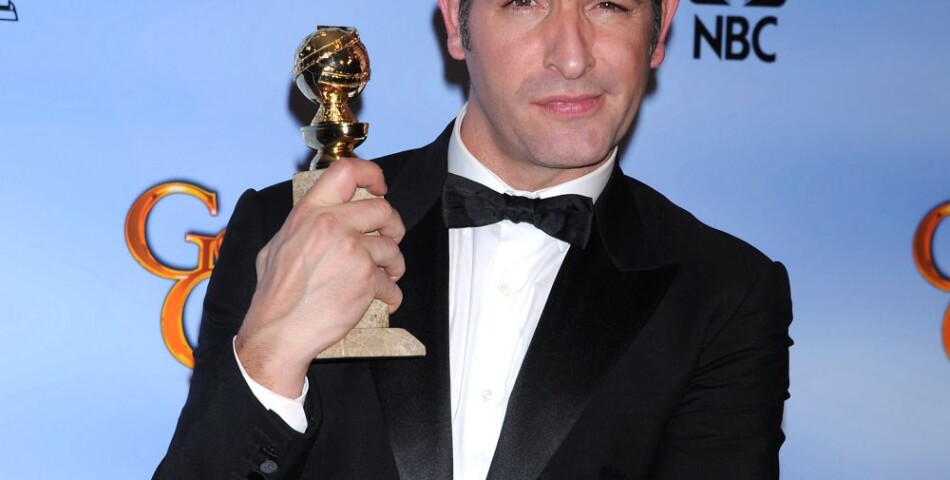 Jean Dujardin et son prix de &quot;meilleur acteur de comédie&quot; aux Golden Globes 2012