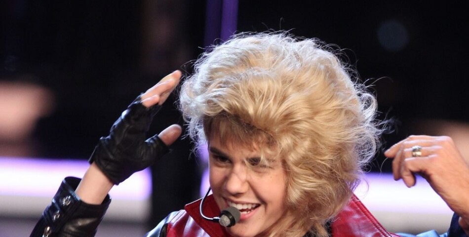 Justin en blond 