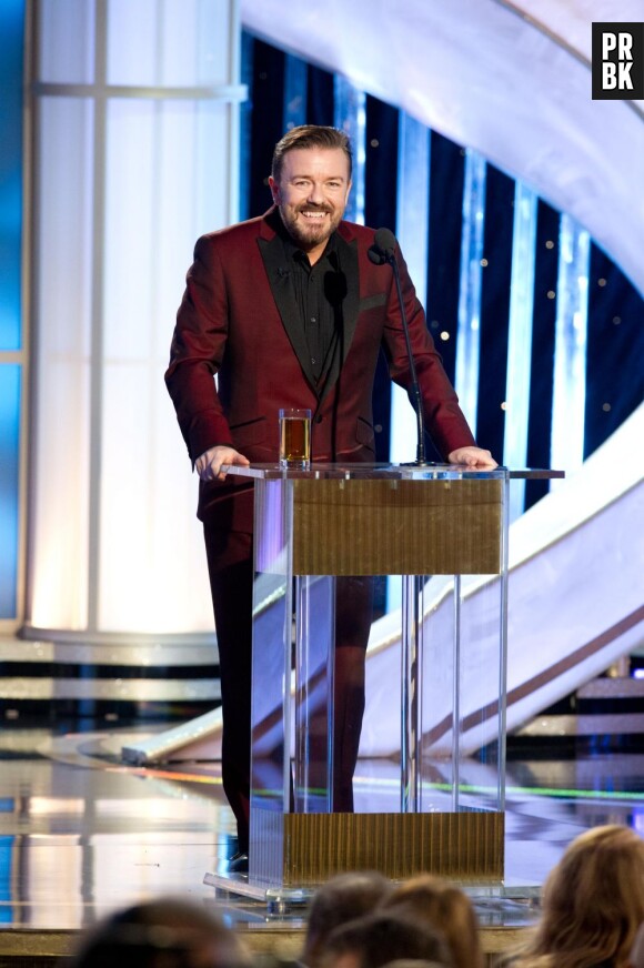 Ricky Gervais présentait les Golden Globes 2012