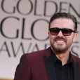 Ricky Gervais sur le tapis rouge des Golden Globes 2012