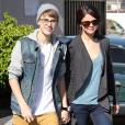 Justin Bieber en compagnie de Selena Gomez, sa copine.