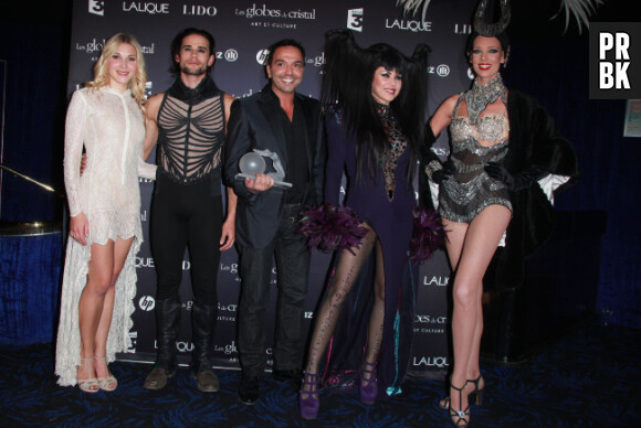 L'équipe de Dracula aux Globes de Cristal 2012