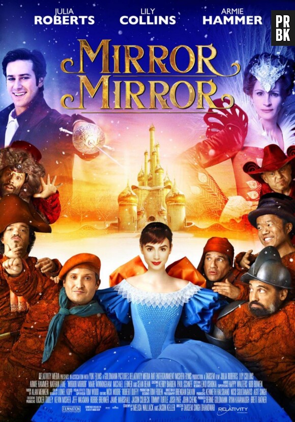 L'affiche de Mirror Mirror, la version de Lily Collins