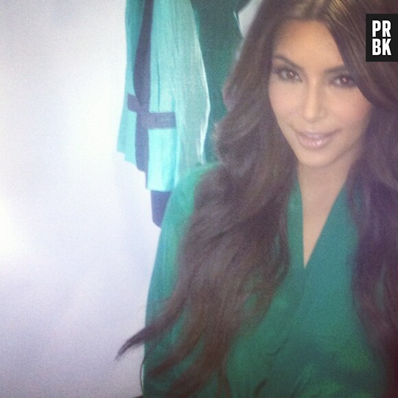 Kim Kardashian adore le vert