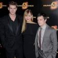 Jennifer Lawrence, Josh Hutcherson et Liam Hemsworth à Paris