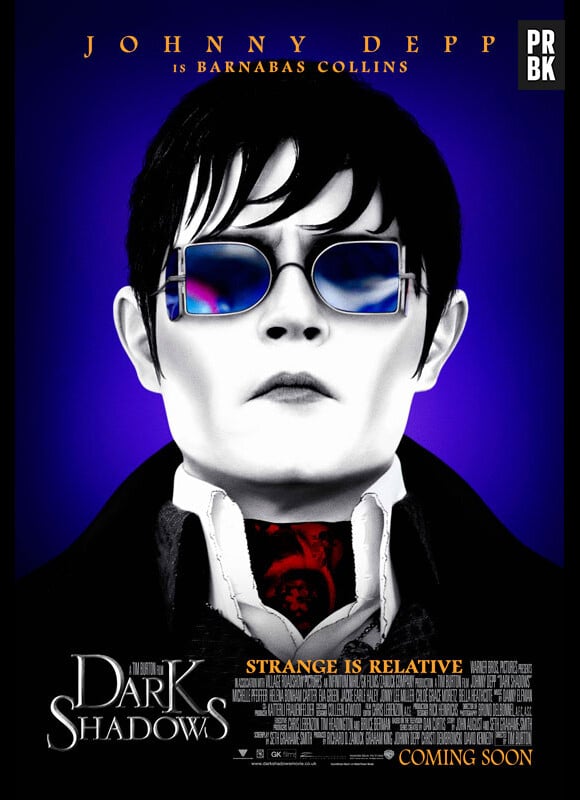 Un poster coloré mais un Johnny Depp blafard pour Dark Shadows