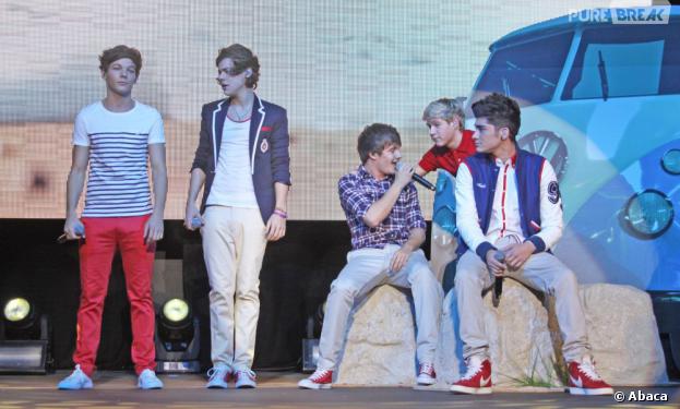 One Direction, le groupe de beaux gosses en pleine performance