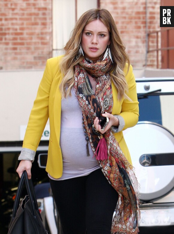 Hilary Duff avant son accouchement