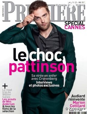 Robert Pattinson en couv' du magazine Première