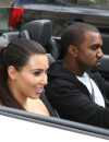 Kim Kardashian et Kanye West en amoureux (ou presque) à Paris
