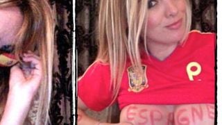 Finale Euro 2012 : Espagne gagnante selon Vivi la pieuvre alias Virginie Caprice ! (PHOTOS)