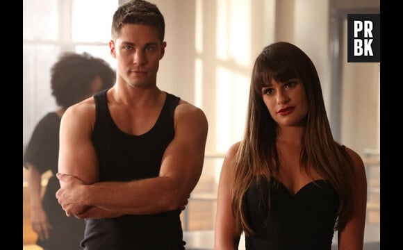 Rachel et Brody dans l'épisode 2 de la saison 4 de Glee