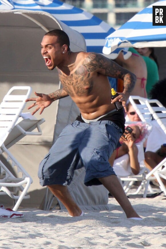 Chris Brown : Il rugit comme un lion dans la savane !