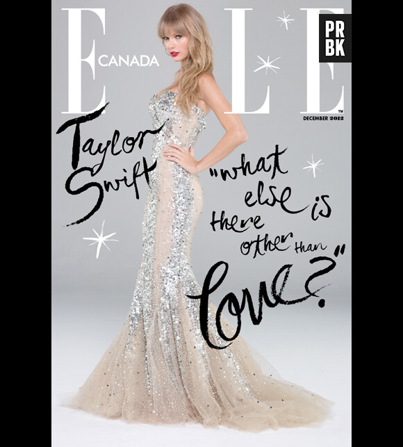 Taylor Swift : En couverture du Elle Canada du mois de décembre 2012
