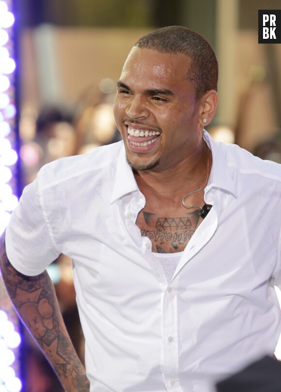 Chris Brown heureux !
