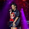 Rihanna n'a pas eu froid pour son concert parisien
