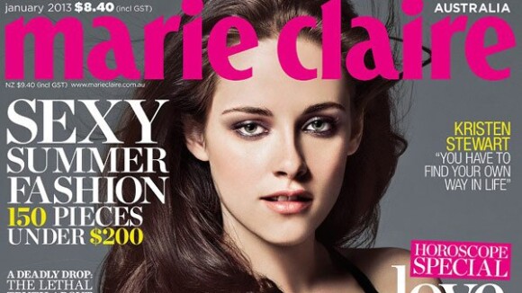 Kristen Stewart : Ultra maigre en couv' de Marie Claire ! Photoshop ou problème ? (PHOTO)
