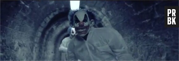 Un clown flippant dans le clip de H Magnum
