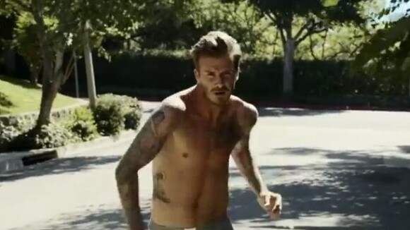 David Beckham : Très hot et au bout de l'effort pour la dernière campagne H&M !