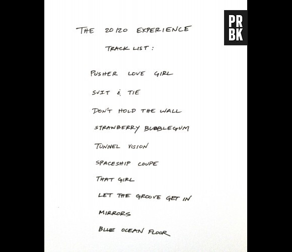 La tracklist de l'album The 20/20 Experience