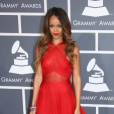 Pourtant, Rihanna est restée sage sur le tapis rouge des Grammy Awards 2013