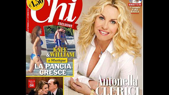 Kate Middleton enceinte et en bikini en couv du magazine italien Chi