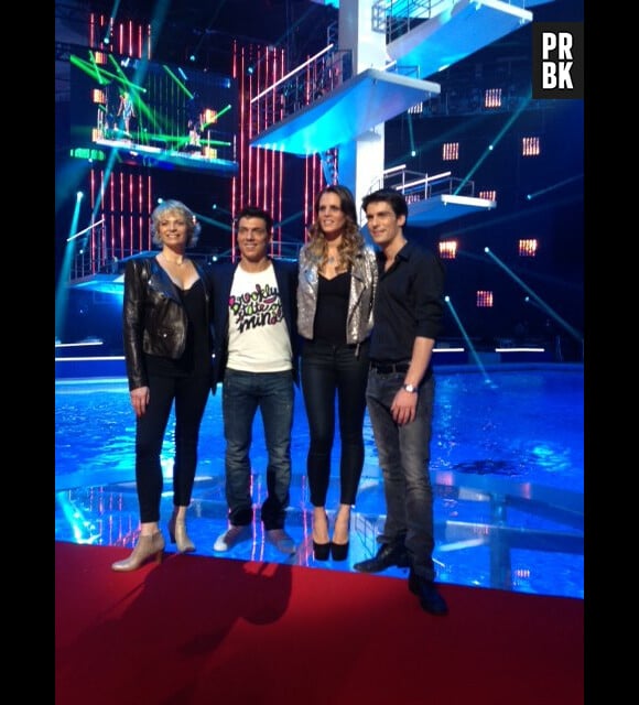 Laure Manaudou juge les plongeons des candidats dans Splash !