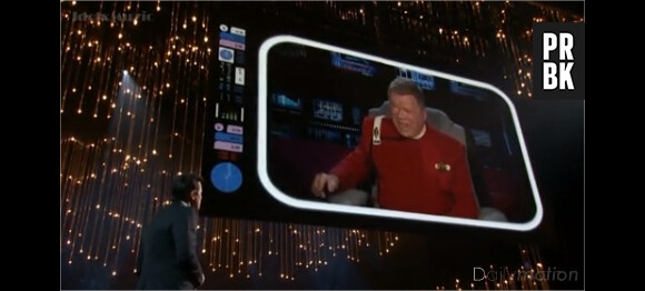 Le Capitaine Kirk vient donenr des conseils à Seth MacFarlane pour les Oscars 2013
