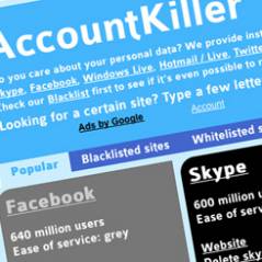 Account killer : le site pour fuir Facebook, Twitter & co