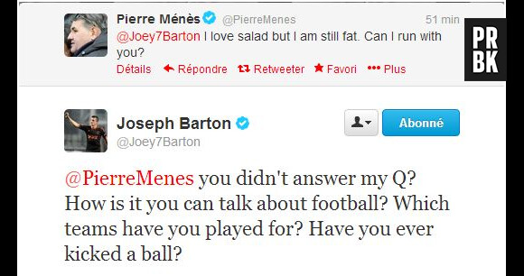 Pierre Ménès VS Joey Barton, ça vole haut sur Twitter
