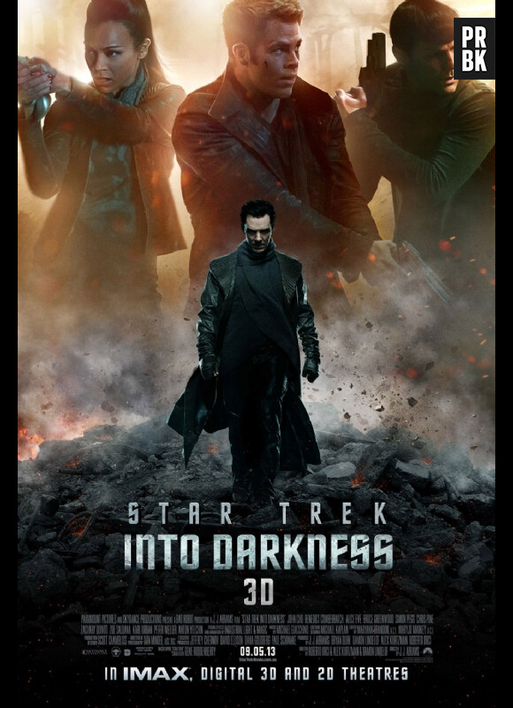 Poster dark et menaçant pour Star Trek Into Darkness