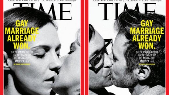 Mariage gay : le Time s'engage en Une
