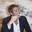 Le Prince Emmanuel Philibert de Savoie sur le tournage de sa prochaine émission au Championnat du monde de la pizza, le 17 avril 2013 à Parme