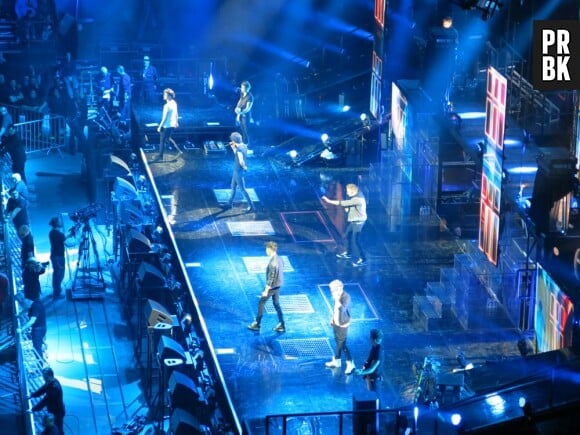 Les One Direction en concert à Paris