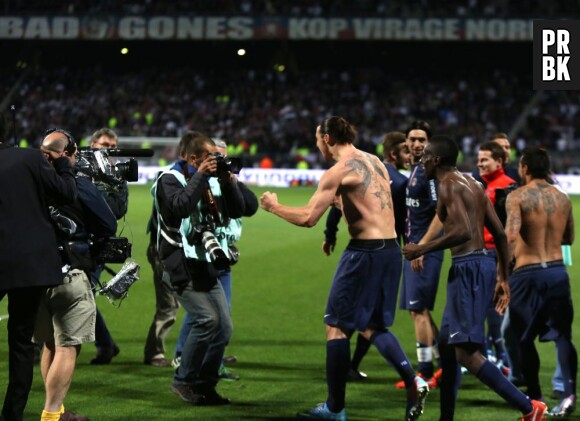 Le PSG a remporté le titre de champion de France 2013