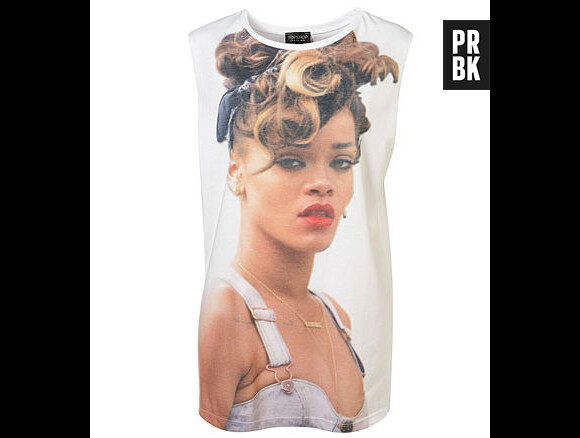 Topshop vend des t-shirts à l'effigie de Rihanna
