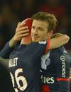 David Beckham en plein câlin avec Jallet