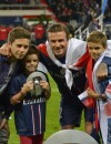 David Beckham a fêté le titre entouré de ses fils