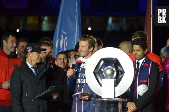 David Beckham a adressé quelques mots en Français aux supporters