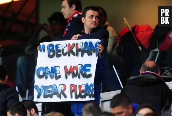 Les supporters du PSG ont rendu hommage à David Beckham