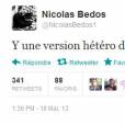 Nicolas Bedos a crée la polémique pendant la finale de The Voice 2 avec un tweet jugé homophobe