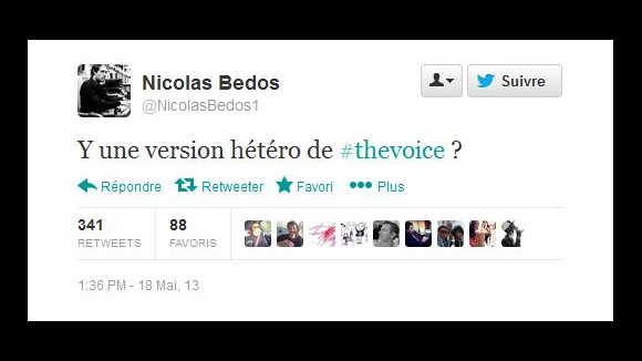Nicolas Bedos : polémique après un tweet sur The Voice 2 jugé homophobe