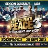Sexion d'Assaut au programme de l'Urban Peace 3, le 28 septembre 2013 au Stade de France