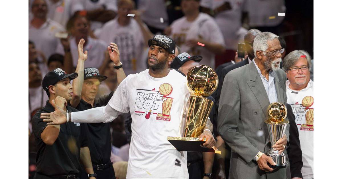 LeBron James de Miami Heat, MVP des finals NBA Purebreak