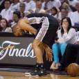 Tony Parker n'a pas fait le poids face au Miami Heat, jeudi 20 juin 2013 en Floride