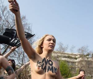 Inna Shevchenko, chef de file des Femen vient d'obtenir l'asile politique en France