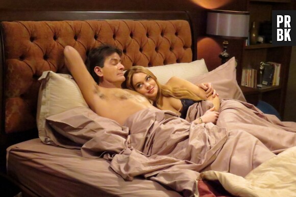Lindsay Lohan et Charlie Sheen au lit : une solution efficace pour des rides en moins !